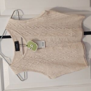 Cropped Sweater Vest
